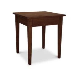 Vermont Shaker Handcrafted Hardwood End Table -VERMONT WOODS Vermont Shaker End Table 20x20 Natural Walnut