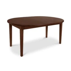 Vermont Shaker Oval Solid Top Dining Table -VERMONT WOODS Vermont Shaker Oval Solid Top Table 42x60 Natural Walnut