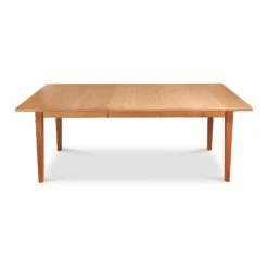 Vermont Shaker Rectangular Extension Dining Table -VERMONT WOODS Vermont Shaker Rectangular Extension Table 42x60 1 Ext Natural Cherry