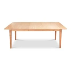 Vermont Shaker Rectangular Extension Dining Table -VERMONT WOODS Vermont Shaker Rectangular Extension Table 42x60 1 Ext Natural Maple
