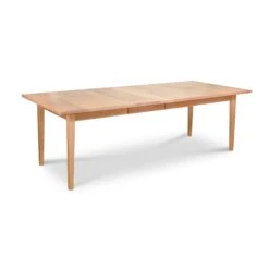 Vermont Shaker Rectangular Extension Dining Table -VERMONT WOODS Vermont Shaker Rectangular Extension Table 42x60 2 Ext Natural Maple