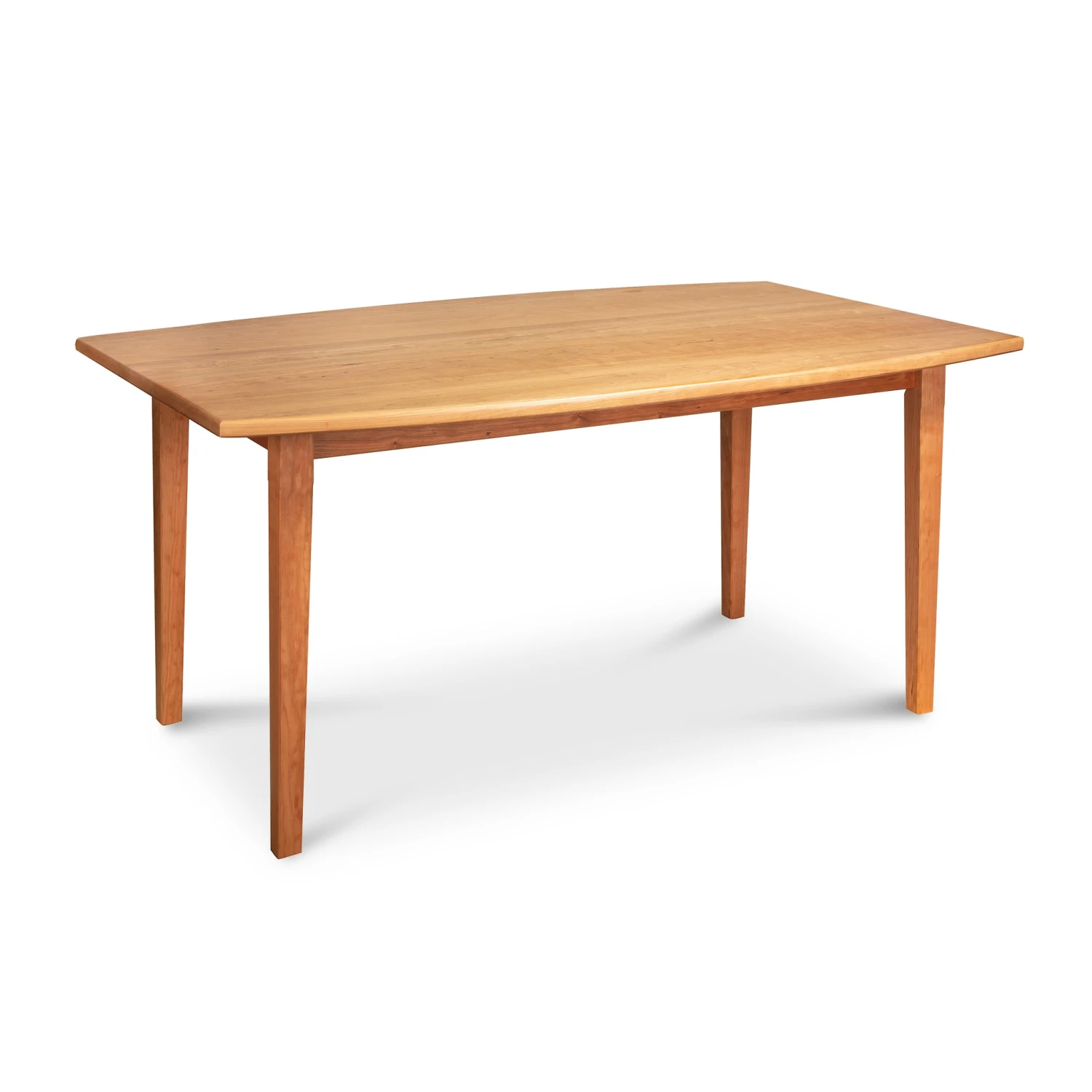 Vermont Shaker Boat Shaped Solid Top Dining Table 4 Vermont Shaker Boat Shaped Solid Top Dining Table - Image 2