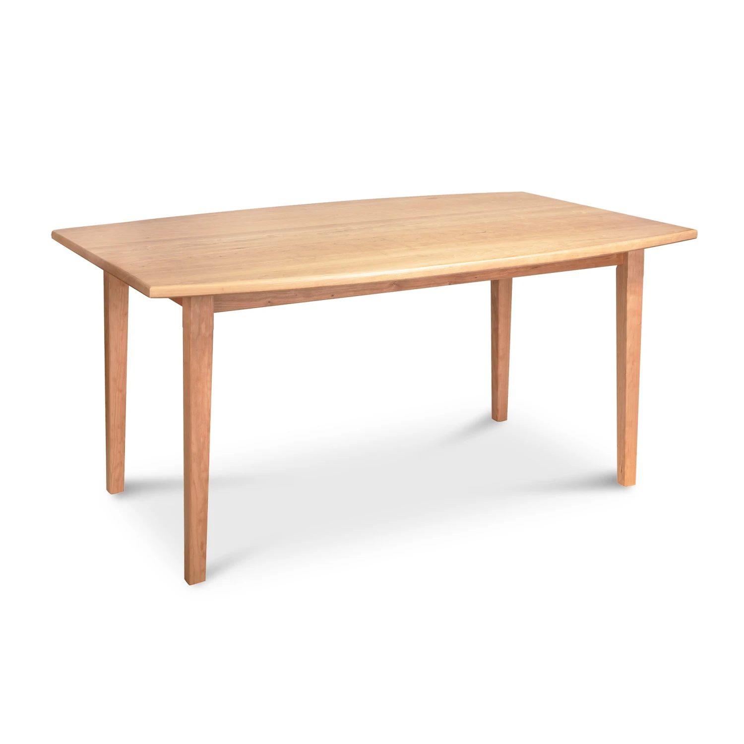 Vermont Shaker Boat Shaped Solid Top Dining Table 5 Vermont Shaker Boat Shaped Solid Top Dining Table - Image 3
