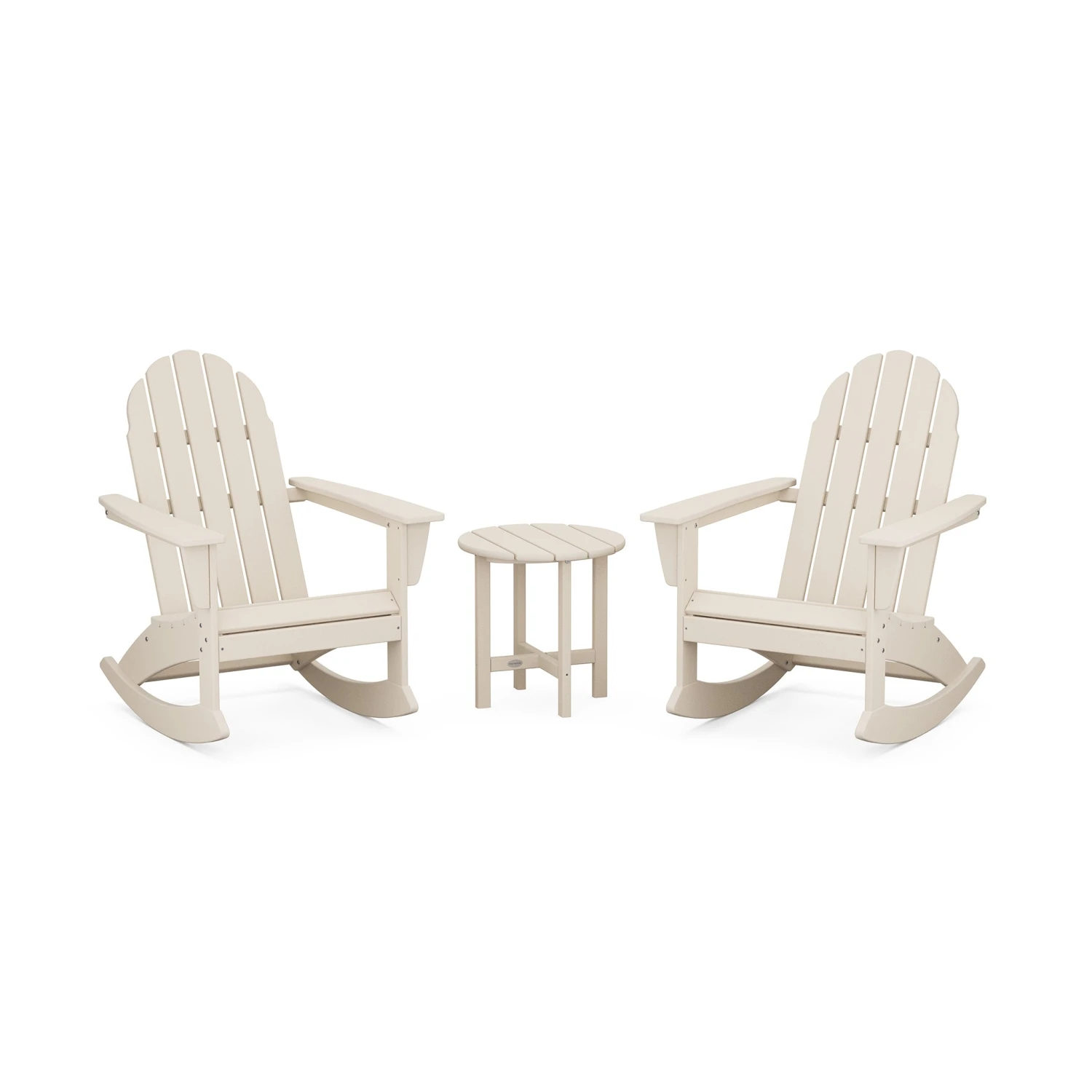 POLYWOOD Vineyard 3-Piece Adirondack Rocking Chair Set 8 POLYWOOD Vineyard 3-Piece Adirondack Rocking Chair Set - Image 6