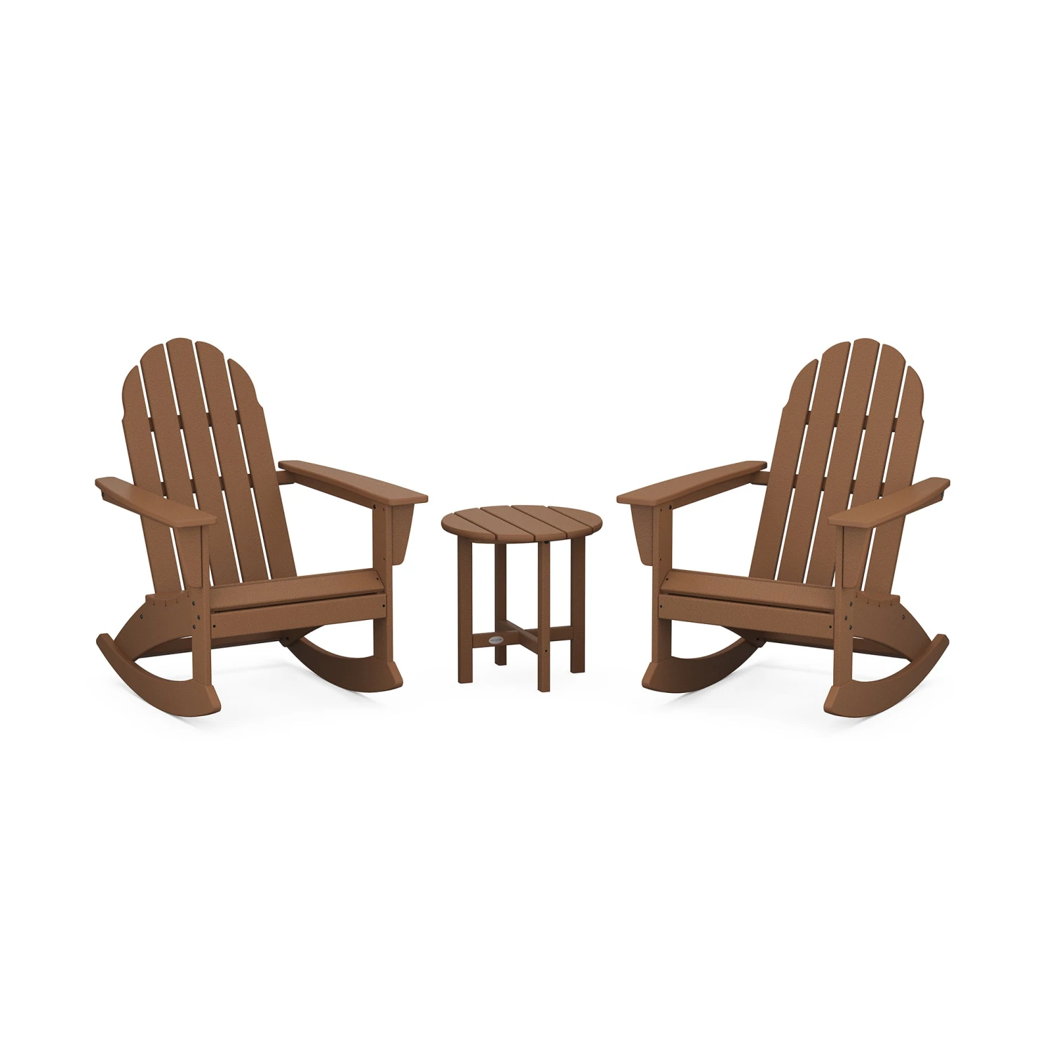 POLYWOOD Vineyard 3-Piece Adirondack Rocking Chair Set 6 POLYWOOD Vineyard 3-Piece Adirondack Rocking Chair Set - Image 4