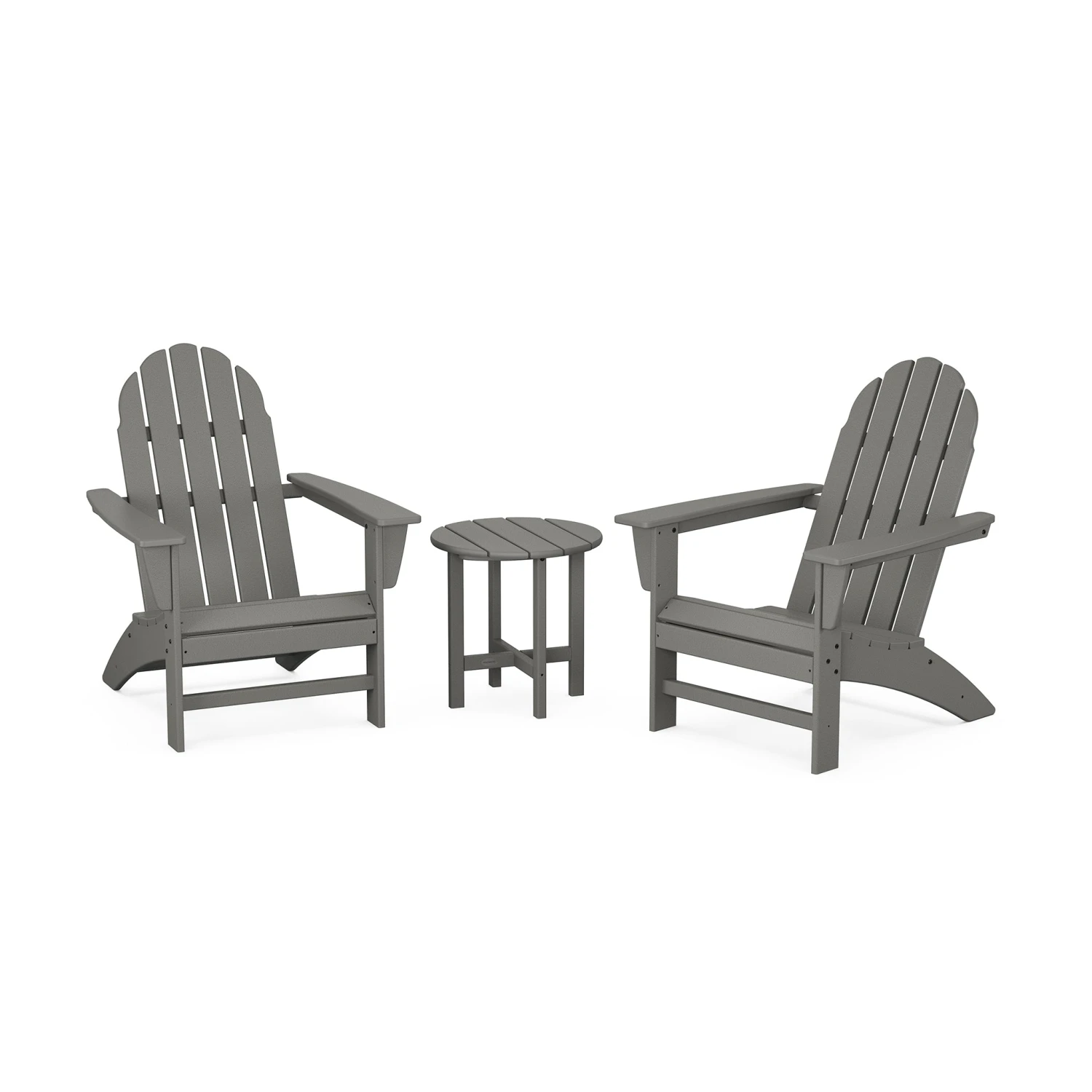POLYWOOD Vineyard 3-Piece Adirondack Set 3 POLYWOOD Vineyard 3-Piece Adirondack Set