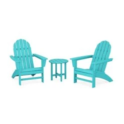 POLYWOOD Vineyard 3-Piece Adirondack Set 19 POLYWOOD Vineyard 3-Piece Adirondack Set -VERMONT WOODS Vineyard 3 Piece Adirondack Set PWS399 1 AR Aruba