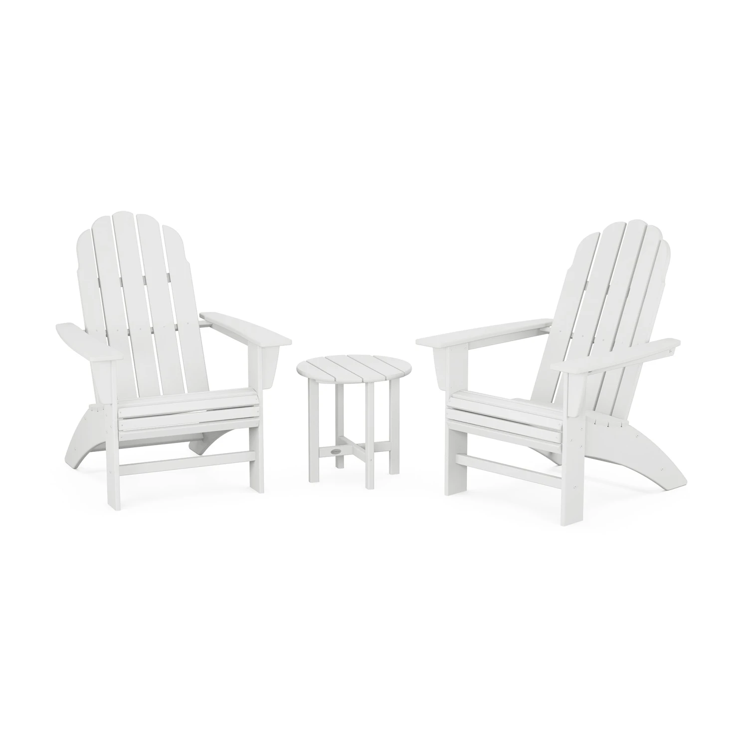 POLYWOOD Vineyard 3-Piece Curveback Adirondack Set 9 POLYWOOD Vineyard 3-Piece Curveback Adirondack Set - Image 7