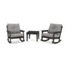 POLYWOOD Vineyard 3-Piece Deep Seating Rocker Set -VERMONT WOODS Vineyard 3 Piece Deep Seating Rocker Set