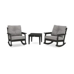 POLYWOOD Vineyard 3-Piece Deep Seating Rocker Set