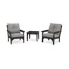 POLYWOOD Vineyard 3-Piece Deep Seating Set 1 POLYWOOD Vineyard 3-Piece Deep Seating Set -VERMONT WOODS Vineyard 3 Piece Deep Seating Set