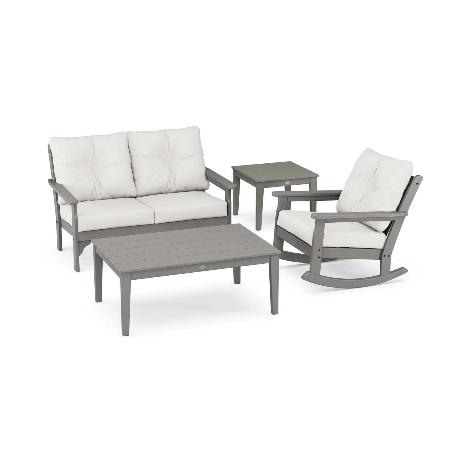 POLYWOOD Vineyard 4-Piece Deep Seating Rocker Set 5 POLYWOOD Vineyard 4-Piece Deep Seating Rocker Set - Image 3