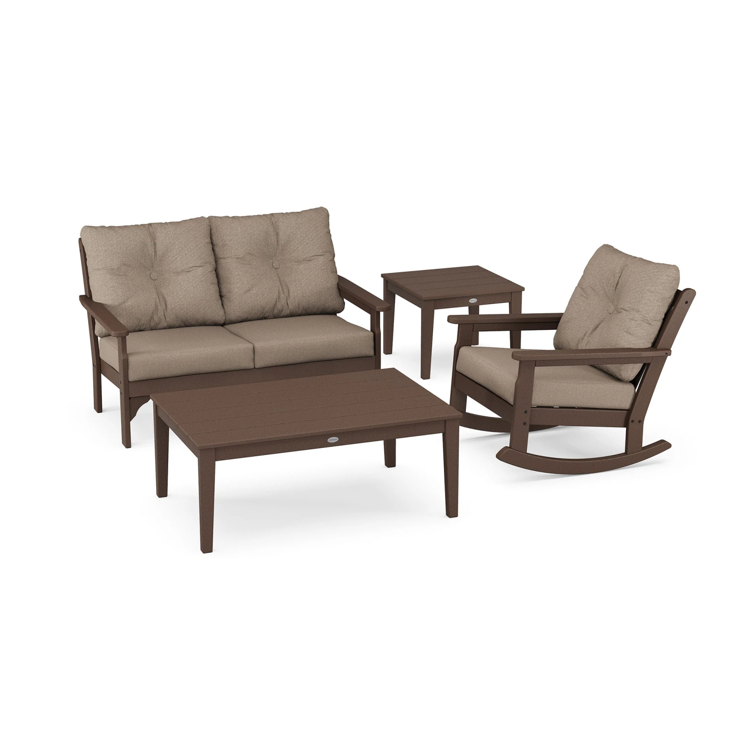 POLYWOOD Vineyard 4-Piece Deep Seating Rocker Set 7 POLYWOOD Vineyard 4-Piece Deep Seating Rocker Set - Image 5