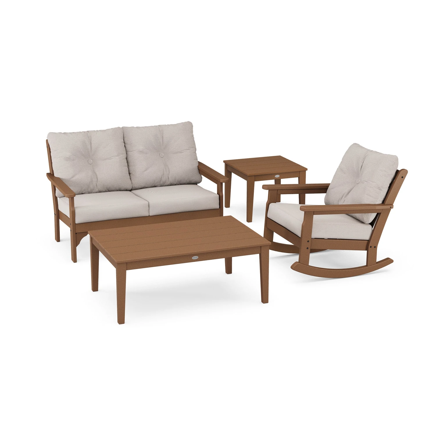 POLYWOOD Vineyard 4-Piece Deep Seating Rocker Set 6 POLYWOOD Vineyard 4-Piece Deep Seating Rocker Set - Image 4