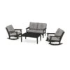 POLYWOOD Vineyard 4-Piece Deep Seating Rocking Chair Set 1 POLYWOOD Vineyard 4-Piece Deep Seating Rocking Chair Set -VERMONT WOODS Vineyard 4 Piece Deep Seating Rocking Chair Set