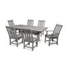 POLYWOOD Vineyard 7-Piece Farmhouse Trestle Dining Set 1 POLYWOOD Vineyard 7-Piece Farmhouse Trestle Dining Set -VERMONT WOODS Vineyard 7 Piece Farmhouse Trestle Dining Set