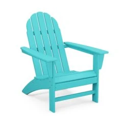 POLYWOOD Vineyard Adirondack Chair - Durable All-Weather Seating -VERMONT WOODS Vineyard Adirondack Chair AD400AR Aruba