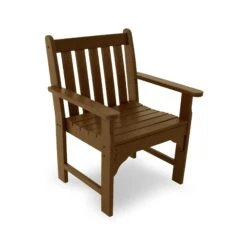 POLYWOOD Vineyard Arm Chair -VERMONT WOODS Vineyard Arm Chair GNB24TE Teak ac04ed87 70c6 4843 ae85 de353e427aba