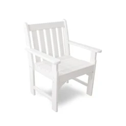 POLYWOOD Vineyard Arm Chair -VERMONT WOODS Vineyard Arm Chair GNB24WH White
