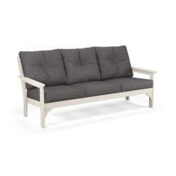 POLYWOOD Vineyard Deep Seating Sofa - All-Weather Outdoor Comfort 14 POLYWOOD Vineyard Deep Seating Sofa - All-Weather Outdoor Comfort -VERMONT WOODS Vineyard Deep Seating Sofa GN69SA 145986 Sand Ash Charcoal