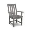 POLYWOOD Vineyard Dining Arm Chair: Timeless Style for Outdoor Entertaining