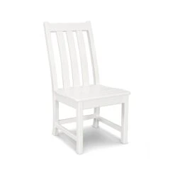 POLYWOOD Vineyard Dining Side Chair 17 POLYWOOD Vineyard Dining Side Chair -VERMONT WOODS Vineyard Dining Side Chair VND130WH White